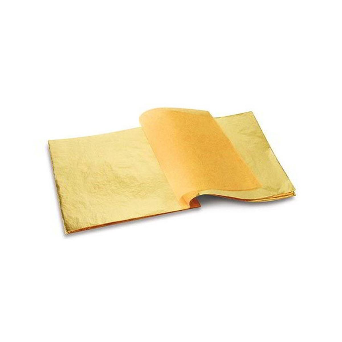 Dom - fogli oro puro (22 kts)  - album 25 fogli - cm. 8 x 8