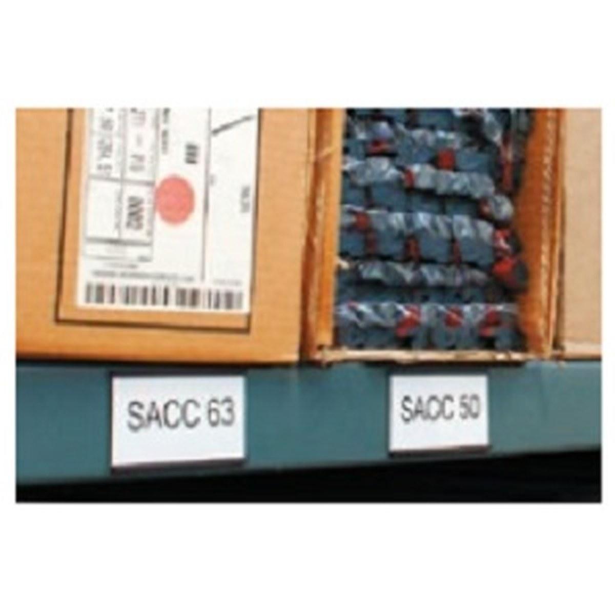 Arda profili magnetici portacartellino con cartoncino bianco e protezione trasparente in pvc