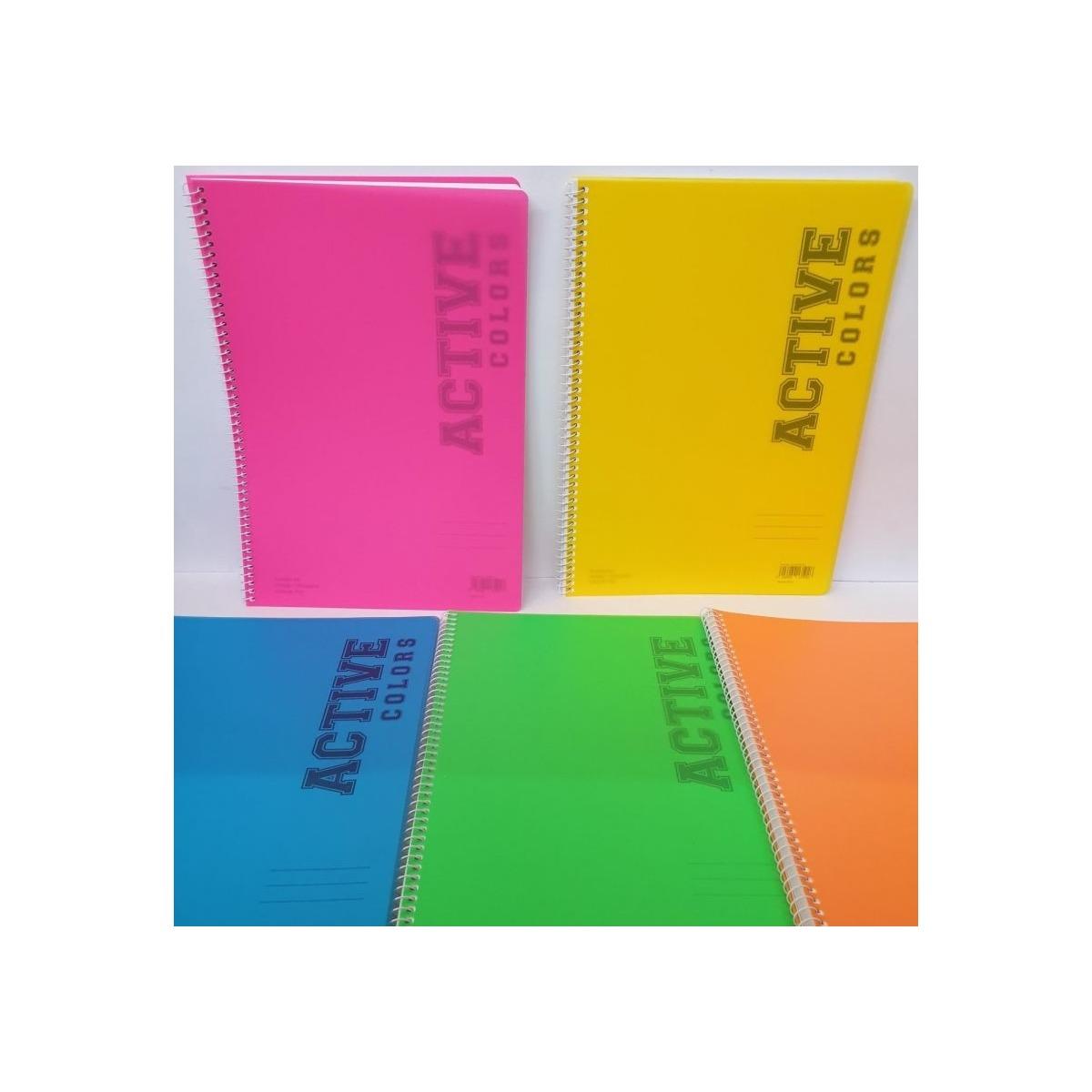 Dimagraf - maxi spiralato active colors - a4 - 120 fg