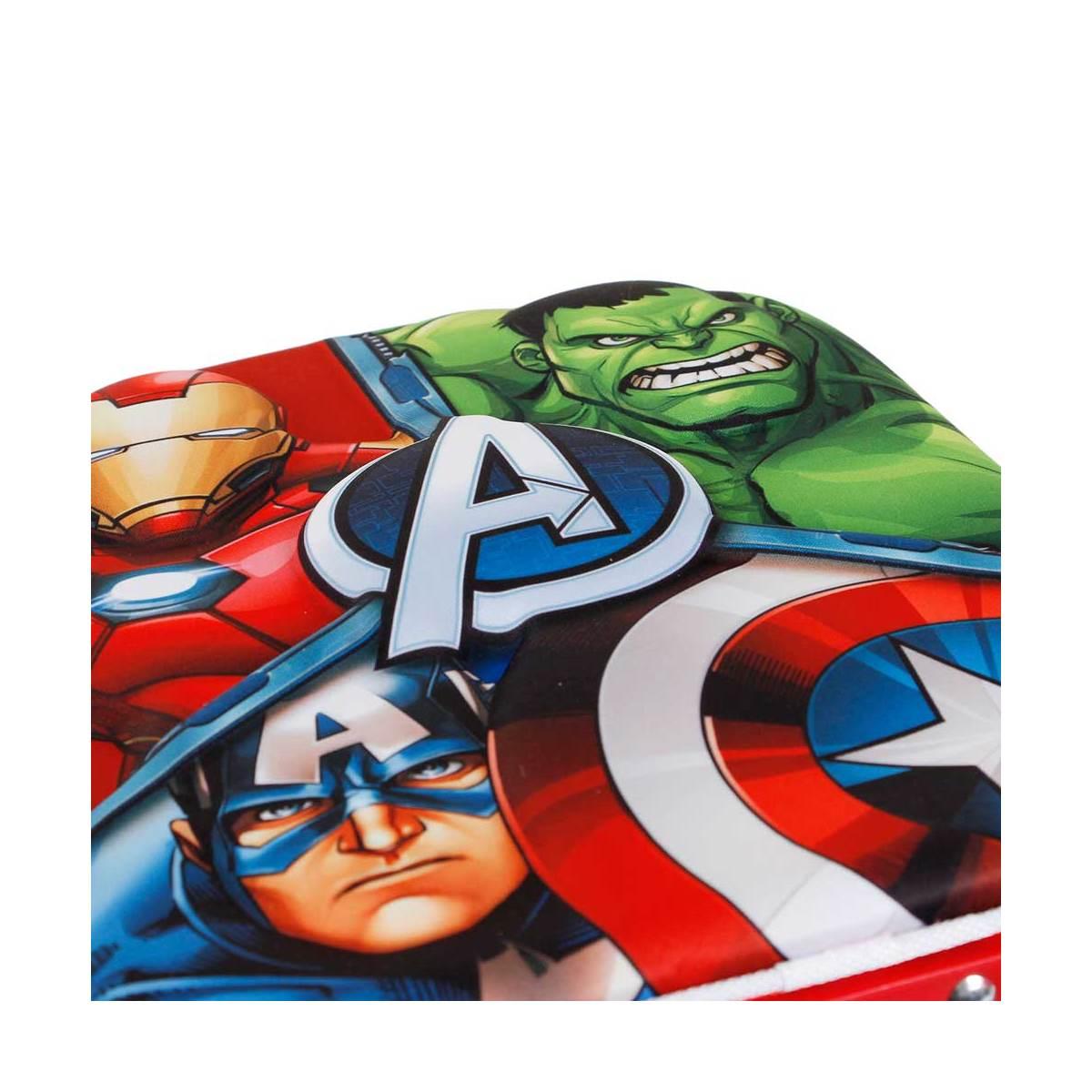 Zaino trolley asilo 3d - 34 x 26 x 13 cm - avengers