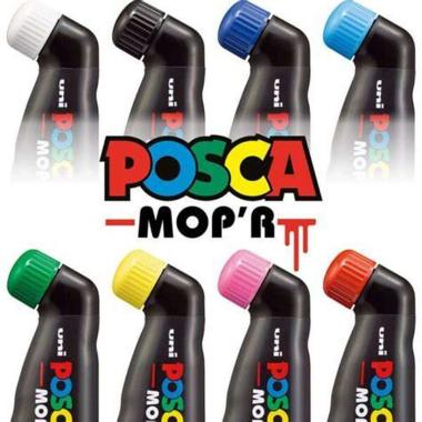 Uniposca mop'r - marker punta rotonda xxl 3-19 mm