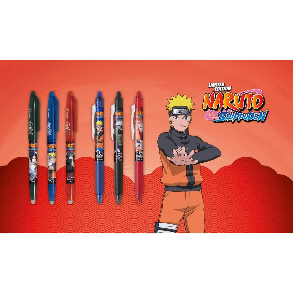 Pilot frixion ball clicker naruto shippuden limited edition - penna cancellabile