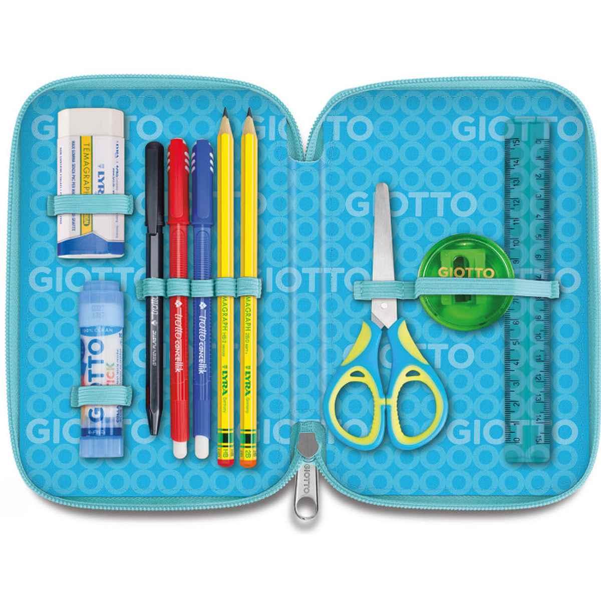 Giotto astuccio 3 zip con corredo premium candy fila