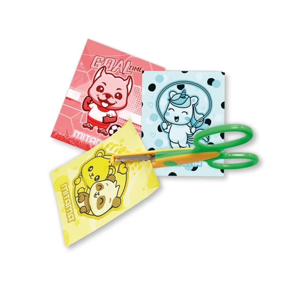 Mitama - astuccio asilo 1 zip con corredo spinny double face boy/girl - 14 pz