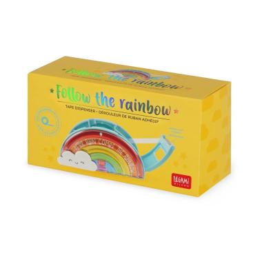 Legami - dispenser per nastro adesivo - follow the rainbow