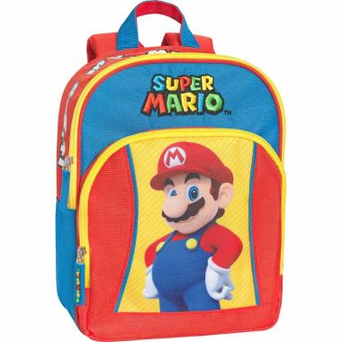 Zaino asilo super mario blu/rosso/giallo