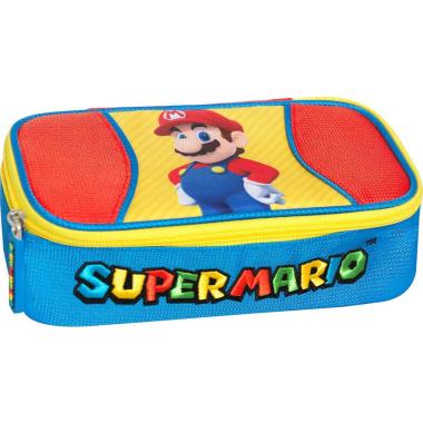 Astuccio ovale super mario blu/rosso/giallo