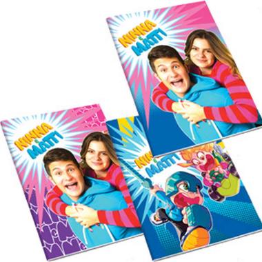 Maxi quaderno ninna e matti  - 100 gr - 100 pag
