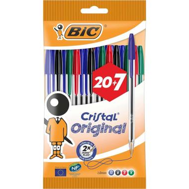 Penna bic cristal original 20+7