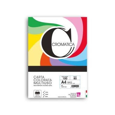 Cromatica risma carta bianca 80 gr 100 fg