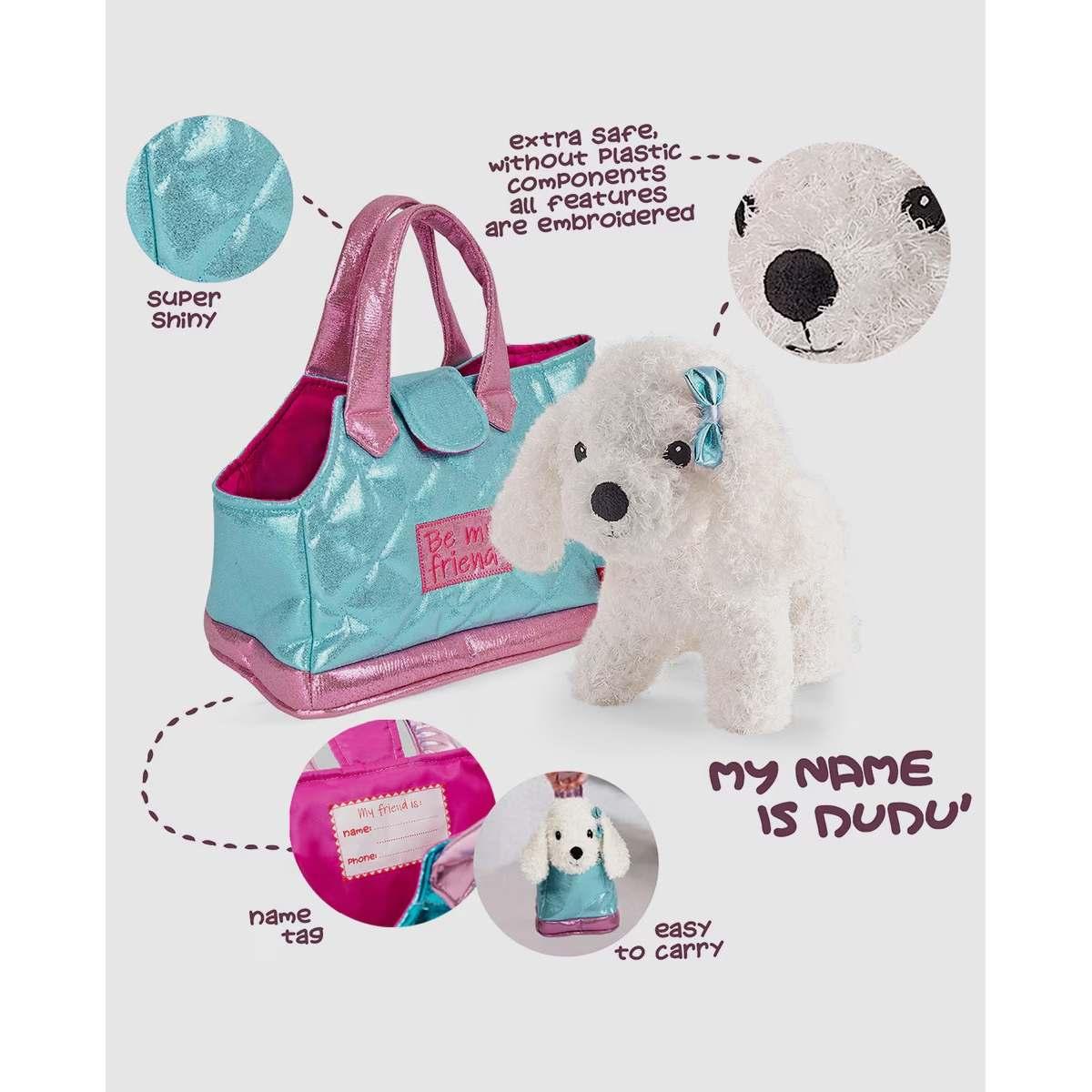 Mini bag con peluche dudÙ dog perletti toys