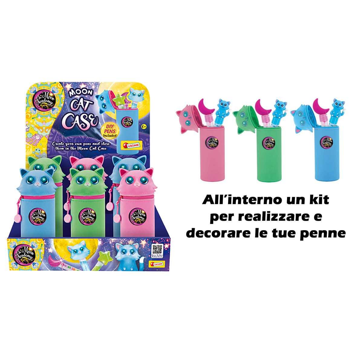 Astuccio in silicone the moon academy moon cat case