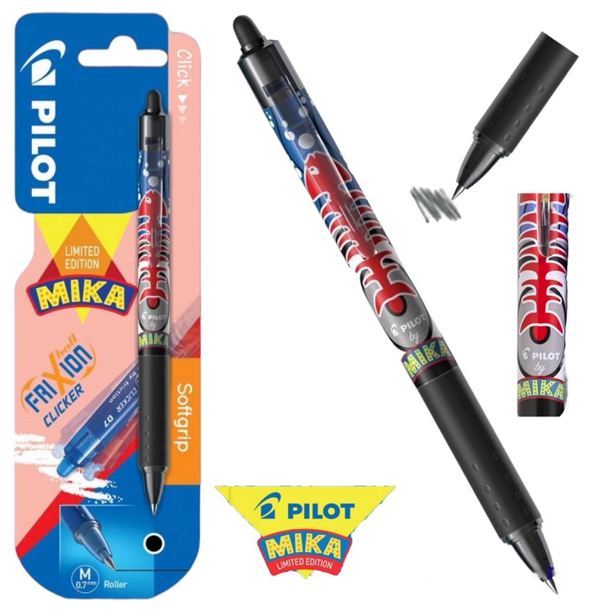 Penna cancellabile pilot frixion clicker limited edition mika 0,7 mm