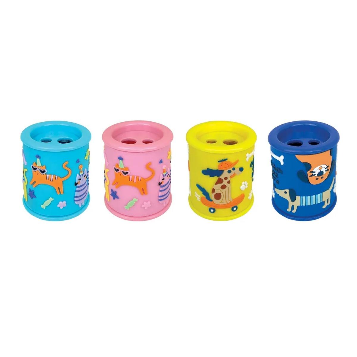 Lebez temperamatite 2 fori groovy things 3d cats & dogs