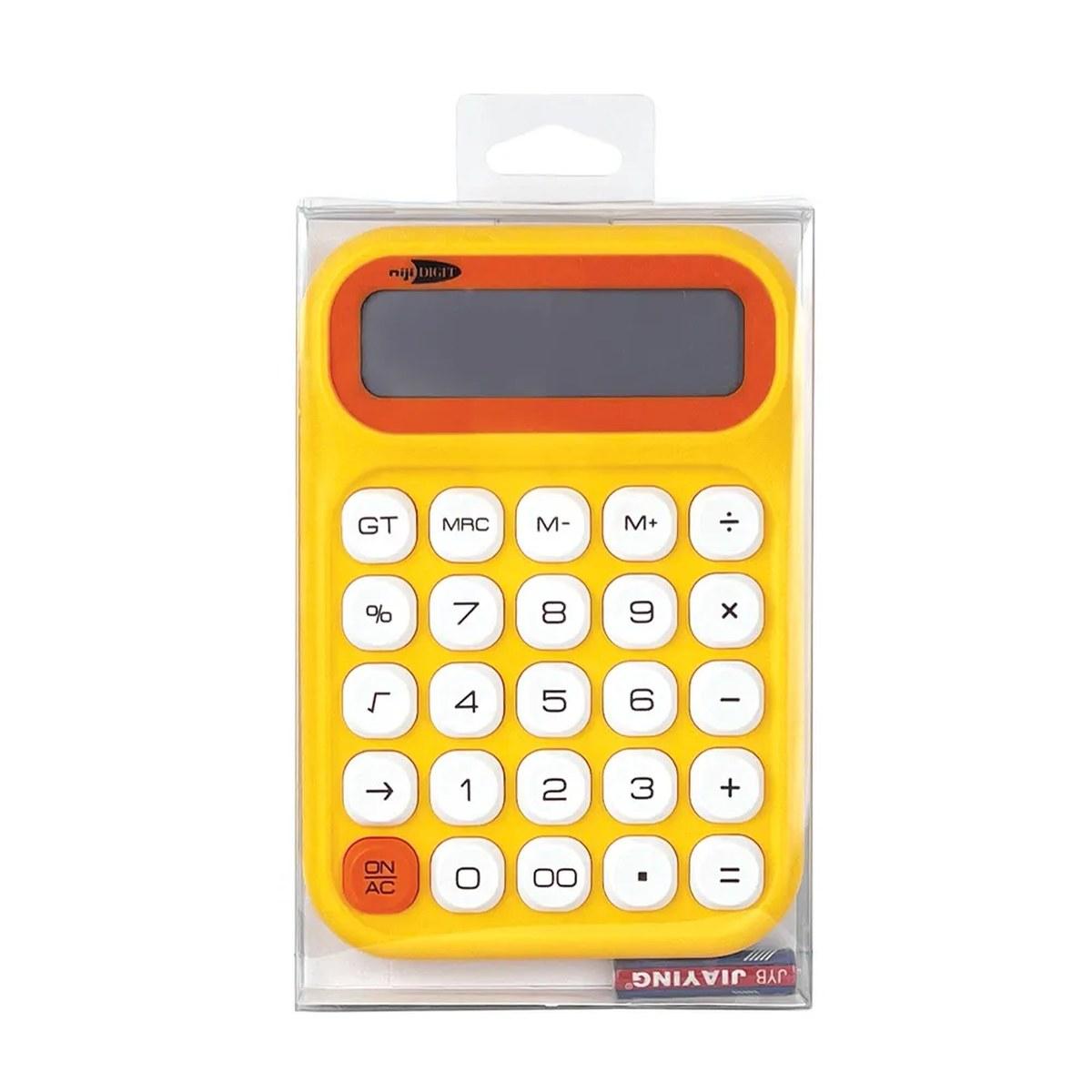 Calcolatrice da tavolo con dettagli bicolore 12 cifre