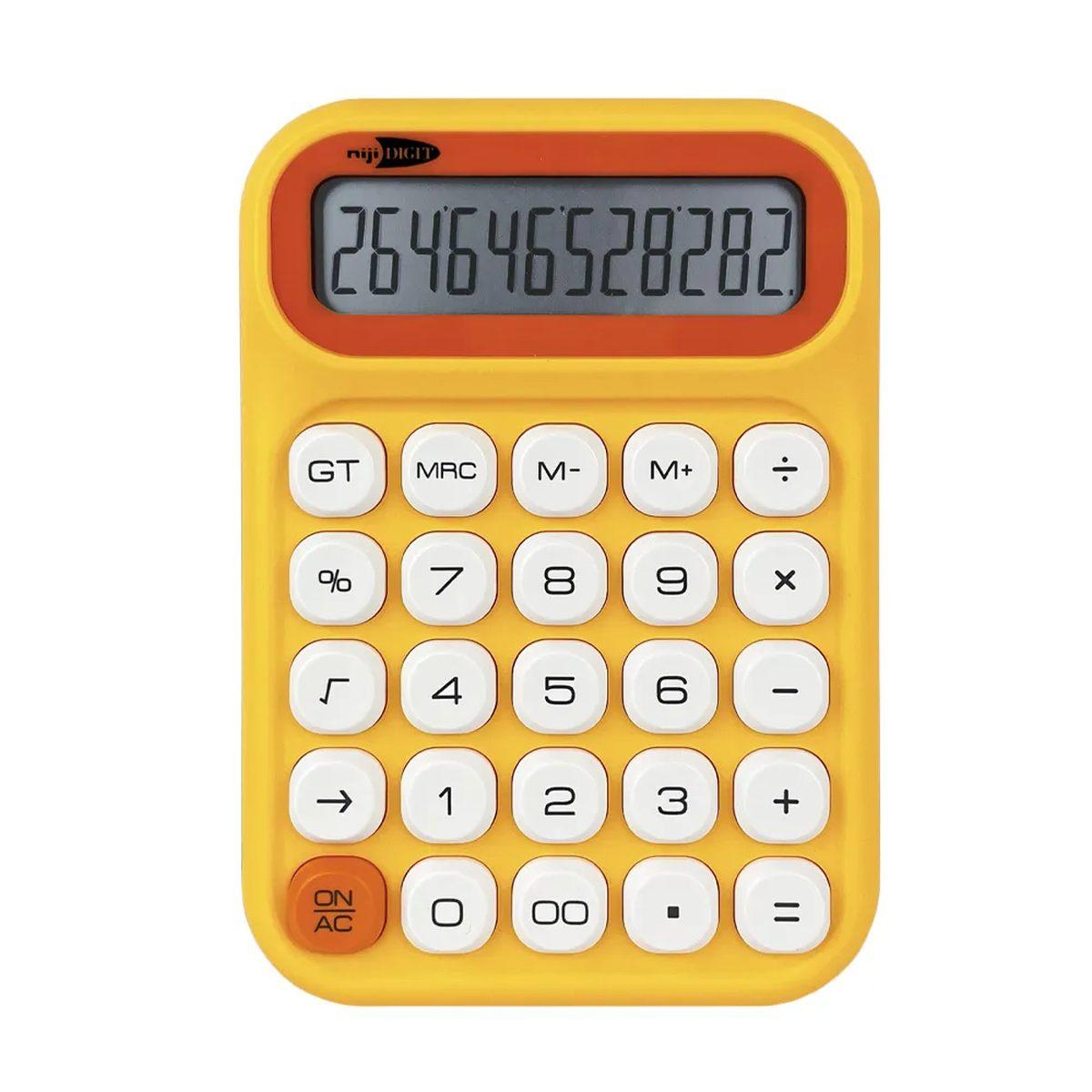 Calcolatrice da tavolo con dettagli bicolore 12 cifre