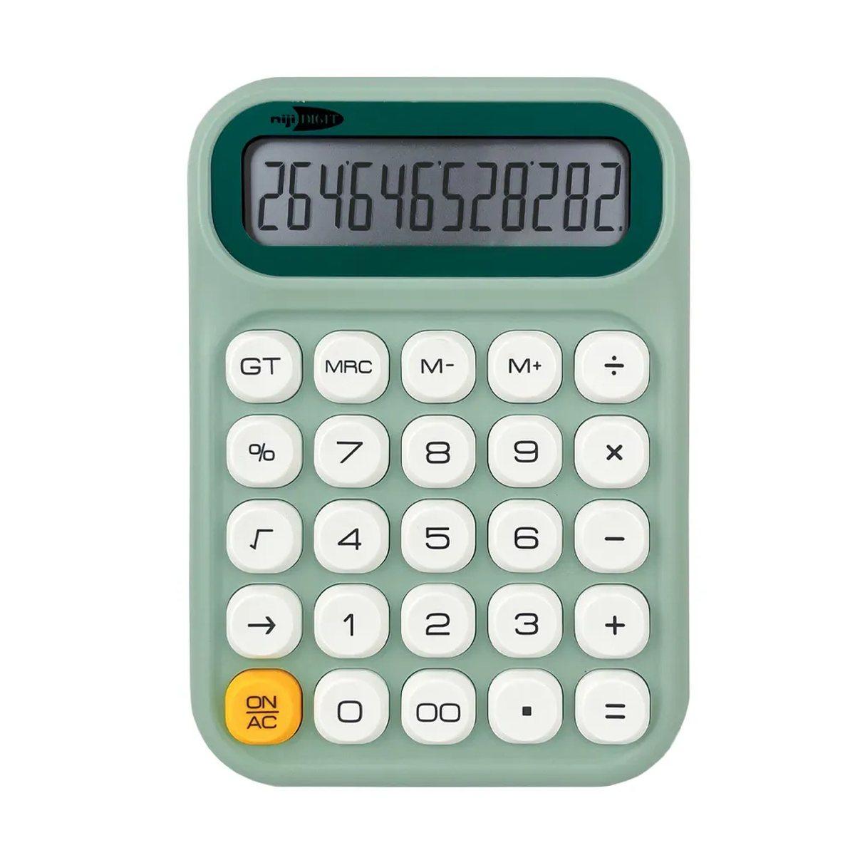 Calcolatrice da tavolo con dettagli bicolore 12 cifre