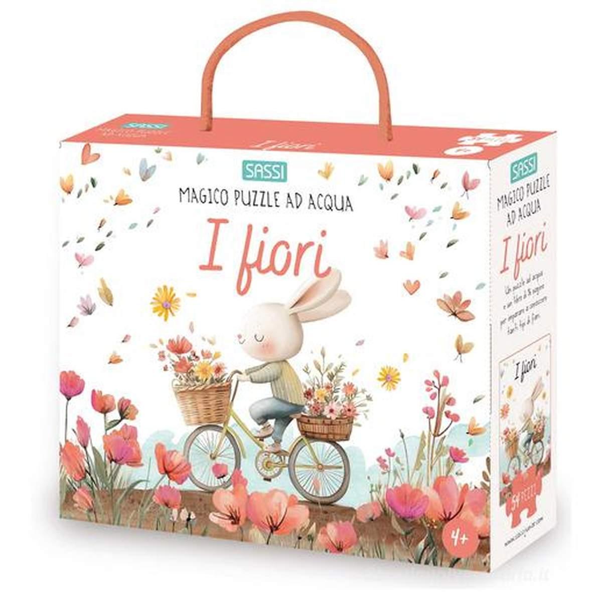 I fiori. magico puzzle ad acqua. ediz. illustrata. con puzzle
