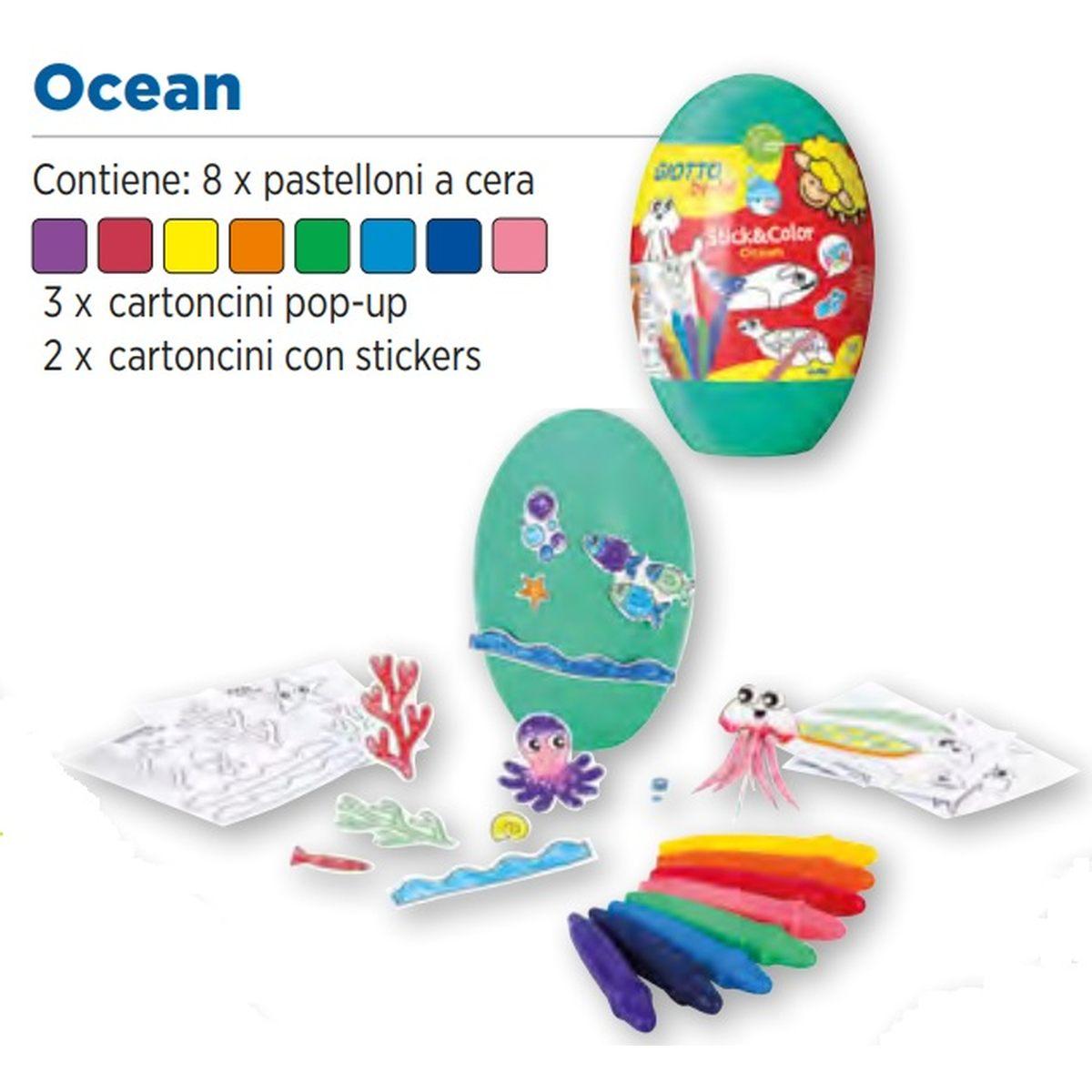 Stick & color eggs set giotto be-be'
