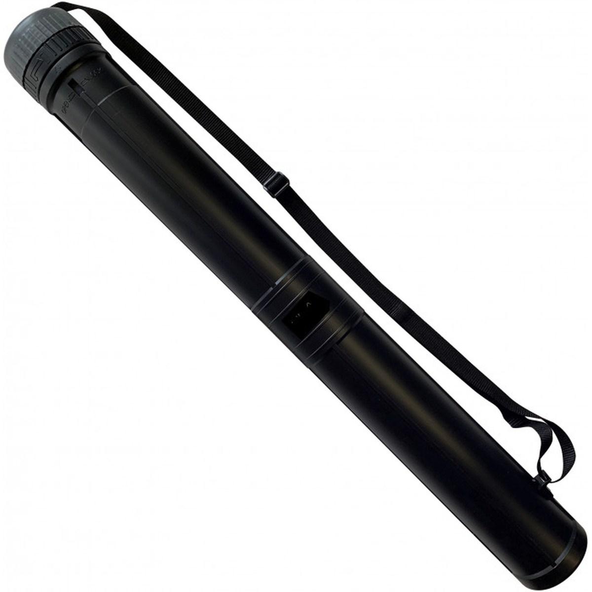 Tubo portadisegno estensibile con tracolla 70-120 cm  7,5 nero arda