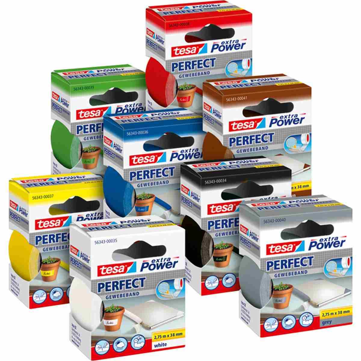 Tesa® extra power perfect - 2,75 m x 38 mm