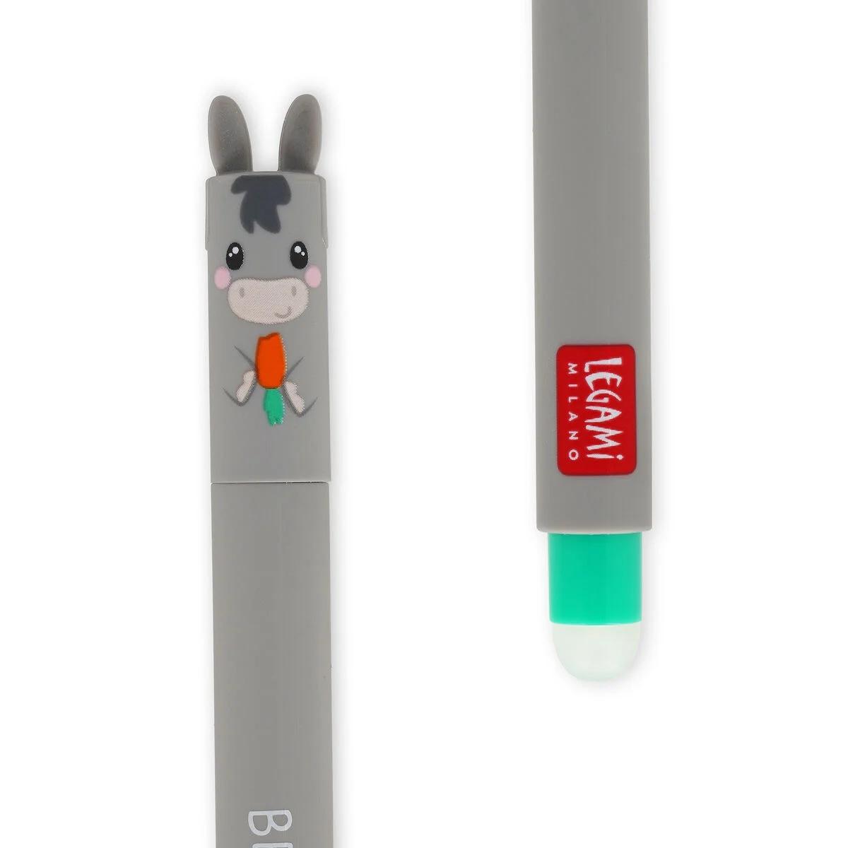 Legami set di 4 penne gel cancellabili - erasable pen farm sweet farm