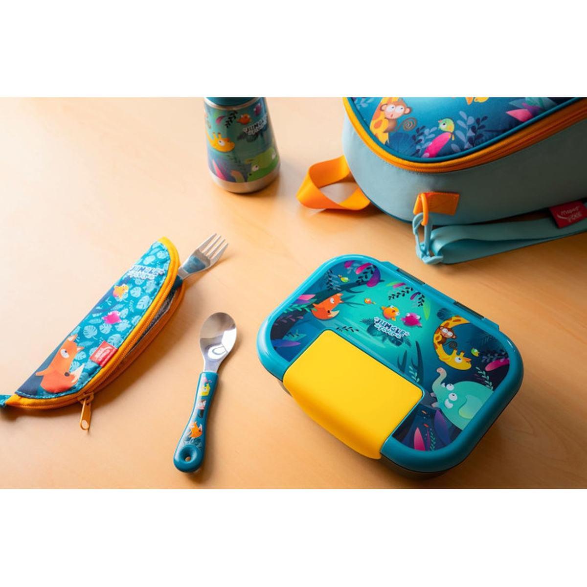 Kit 2 posate con astuccio concept miniz jungle fever maped