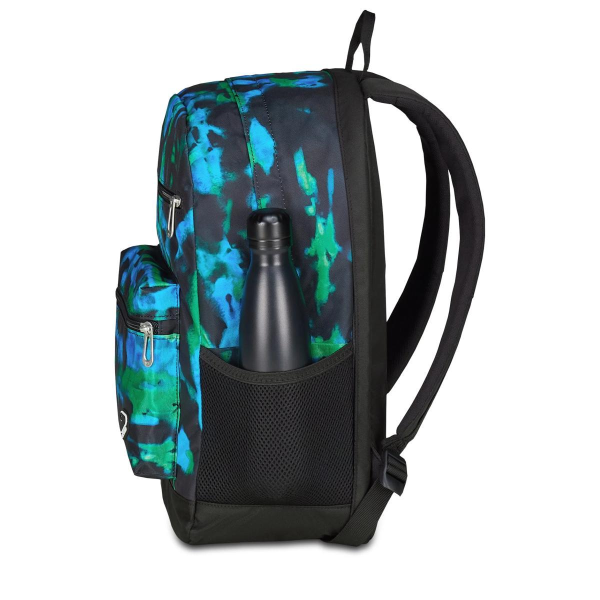 Zaino seven® reversibile con earphones wireless - falling color