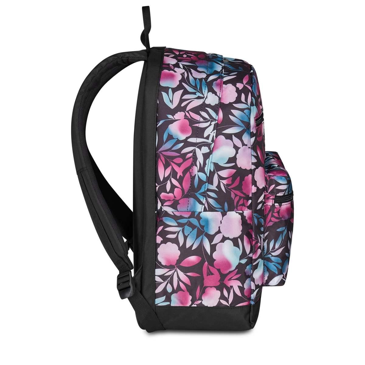 Zaino seven® reversibile con earphones wireless - water flowers