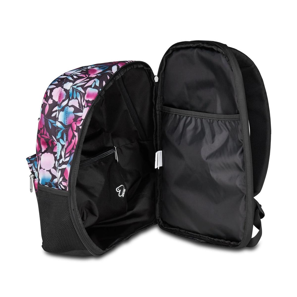 Zaino seven® reversibile con earphones wireless - water flowers