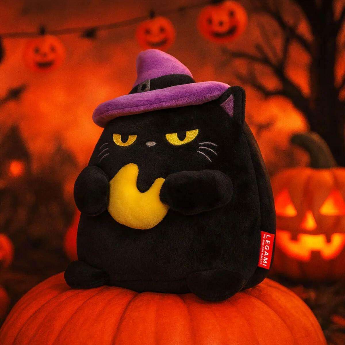 Legami - peluche - halloween - super soft! - mini kitty