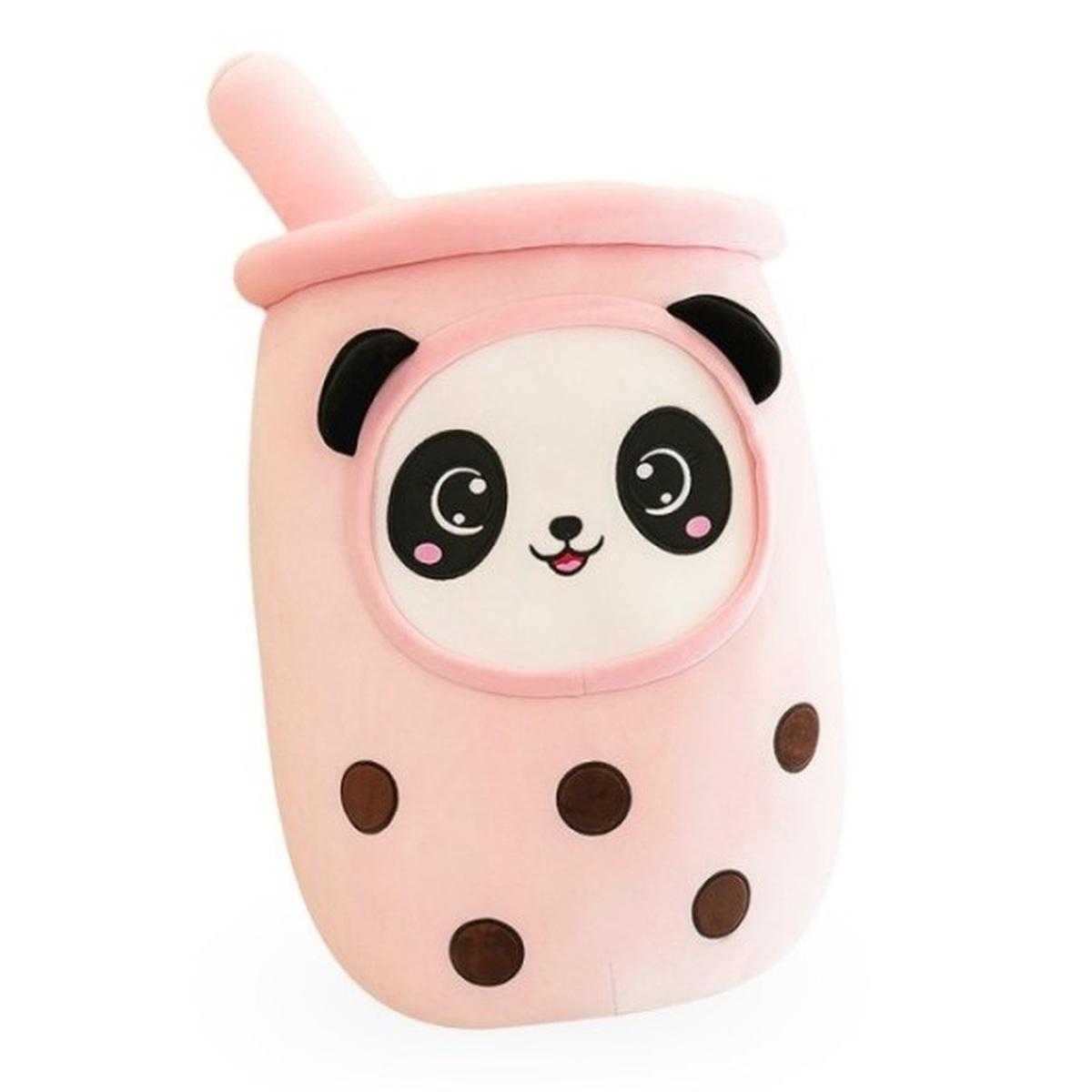 Peluche panda a forma di bubble tea da 25 cm - paddy