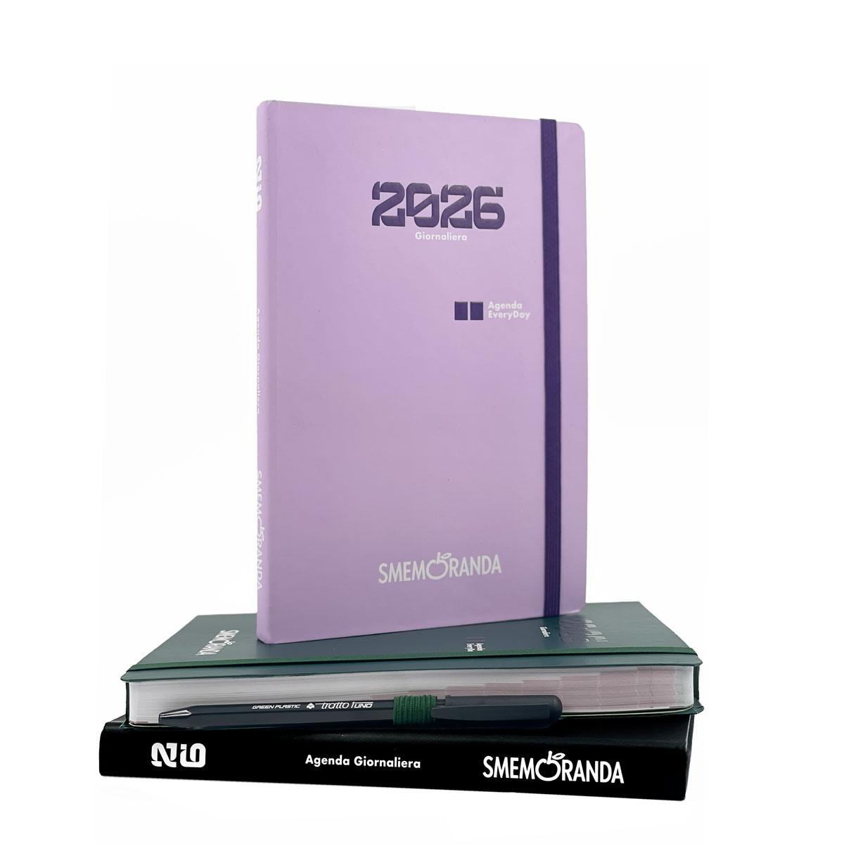 Agenda smemoranda everyday 2026 giornaliera 12 mesi a5