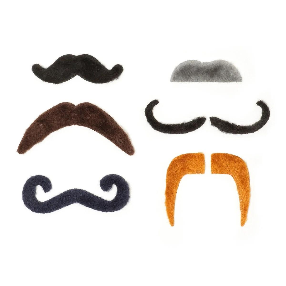 Legami set di 6 baffi finti autoadesivi - hot mou-stache
