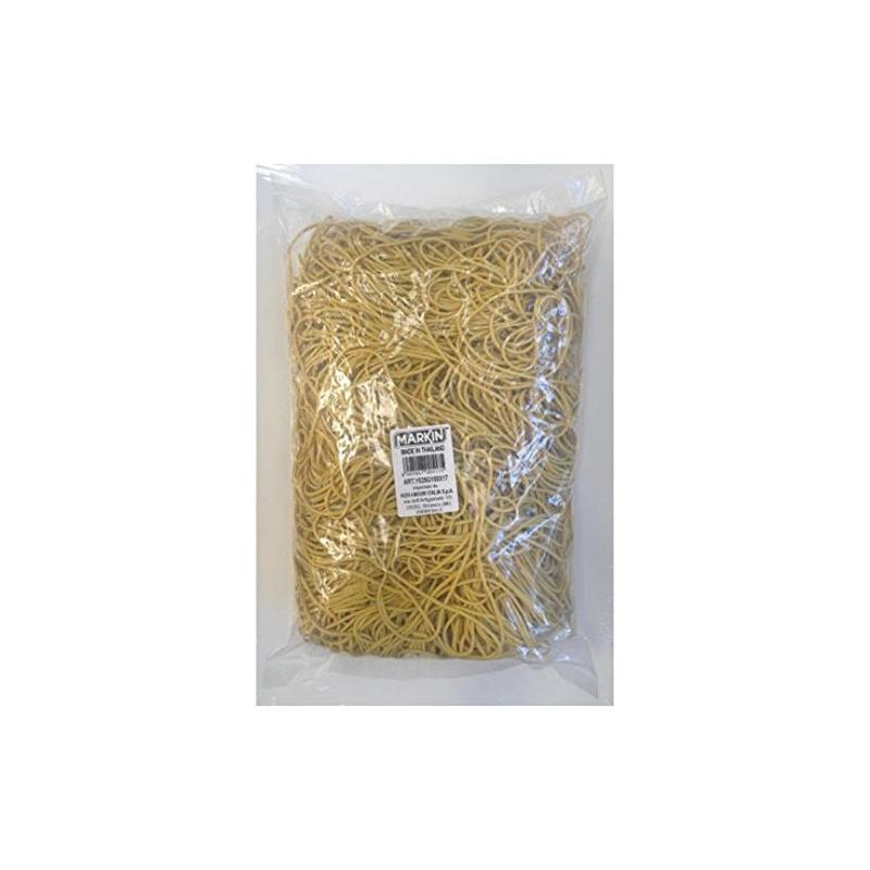 Markin - conf. 1 kg elastici in gomma giallo -