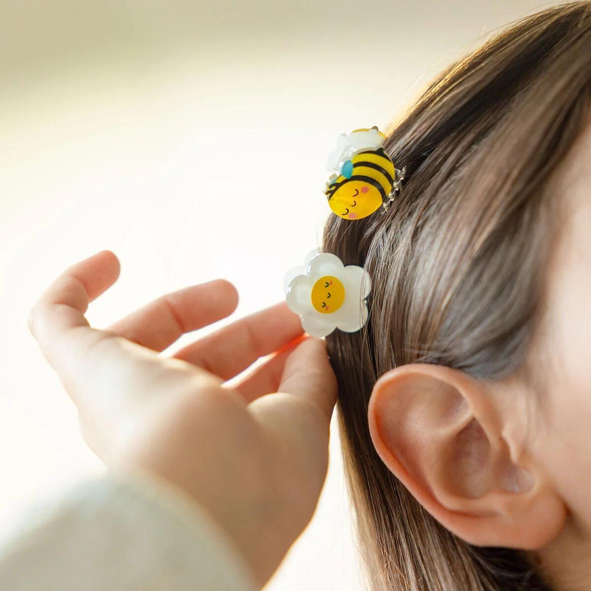 Legami - clip me up! - set di 4 mini mollette per capelli