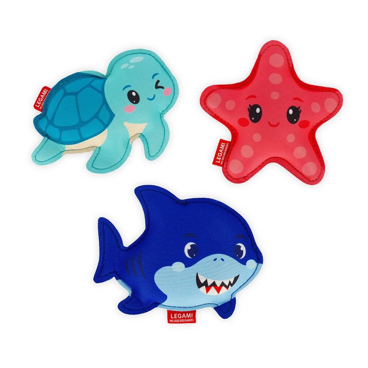 Legami set of 3 neoprene diving toys