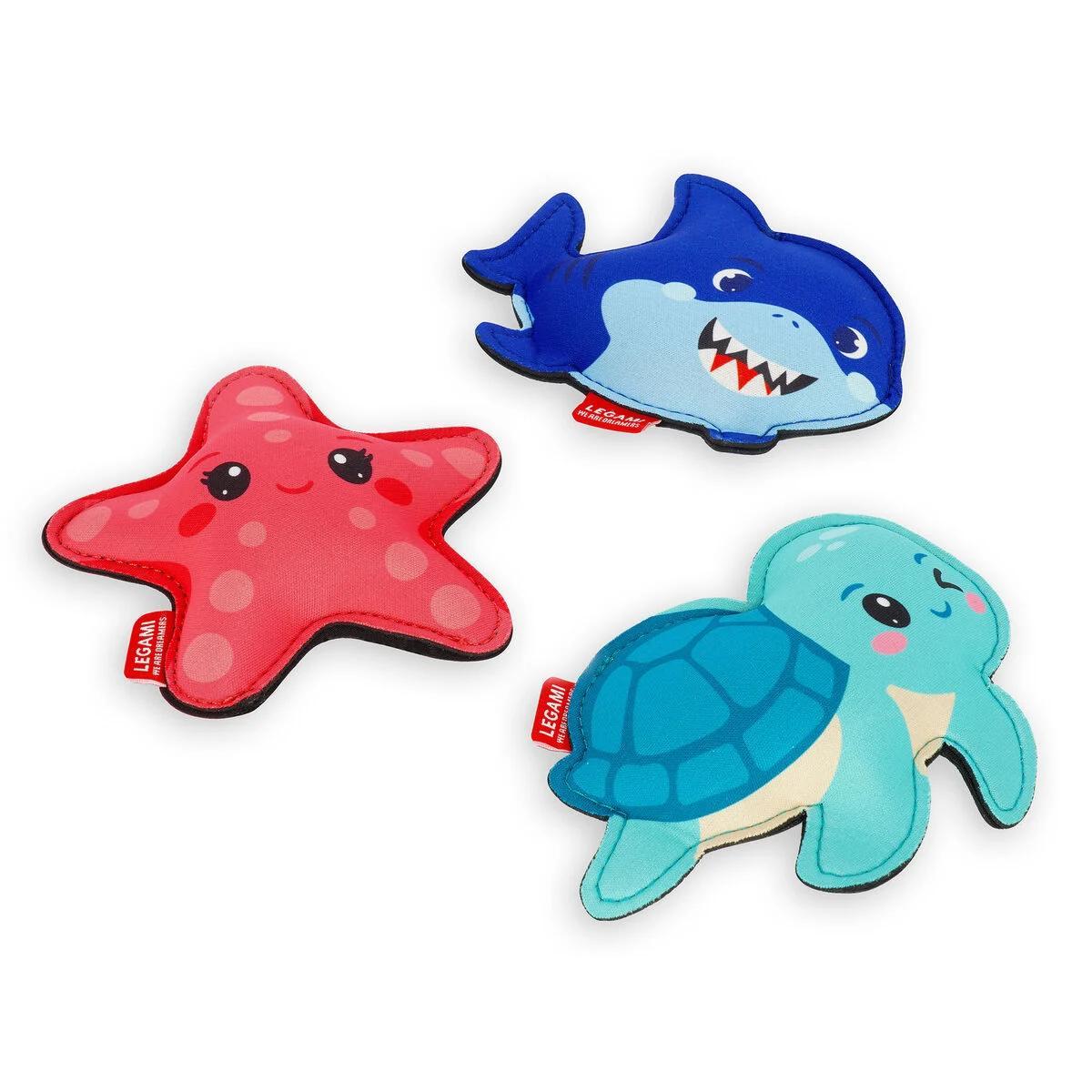 Legami set of 3 neoprene diving toys