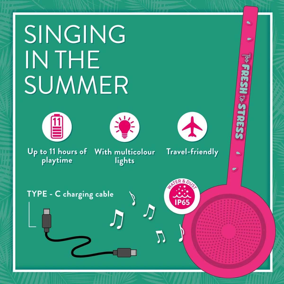 Legami singing in the summer - water resistant - wireless speak - watermelon