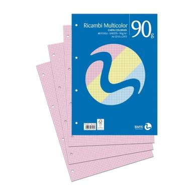 Bm color ricambi a4 multicolor - 40 fogli