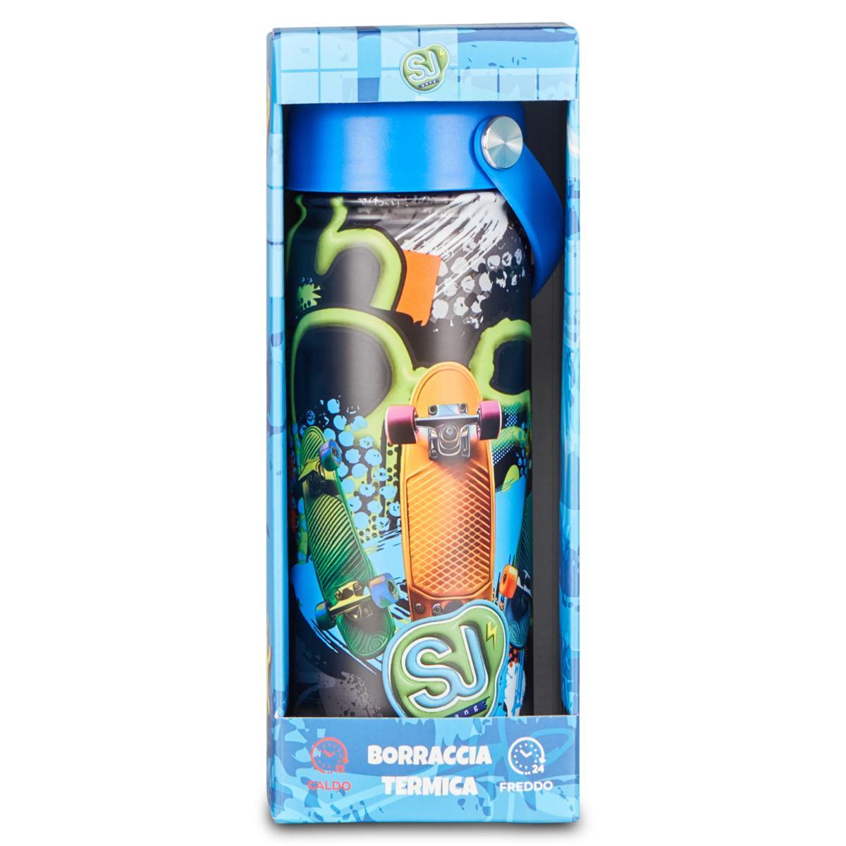 Sj borraccia termica 500 ml con cannuccia sj gang boy