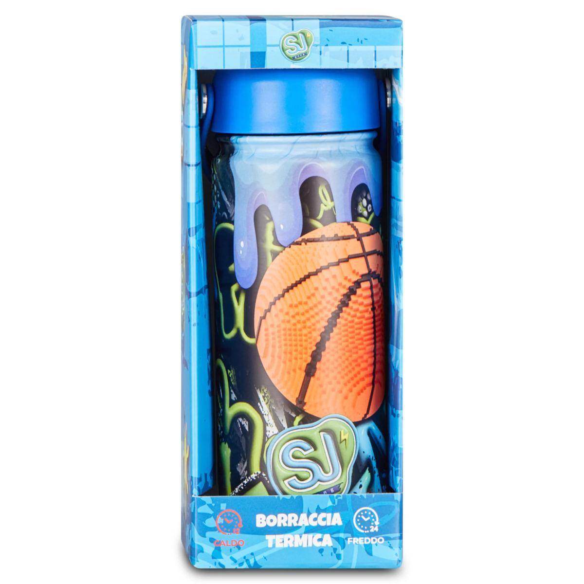 Sj borraccia termica 500 ml con cannuccia sj gang boy