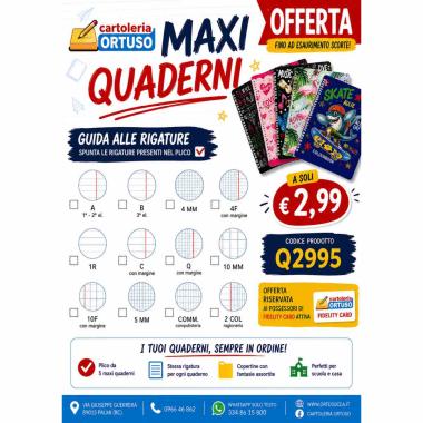 Maxi quaderni a4 80gr fantasie assortite - set 5 pz