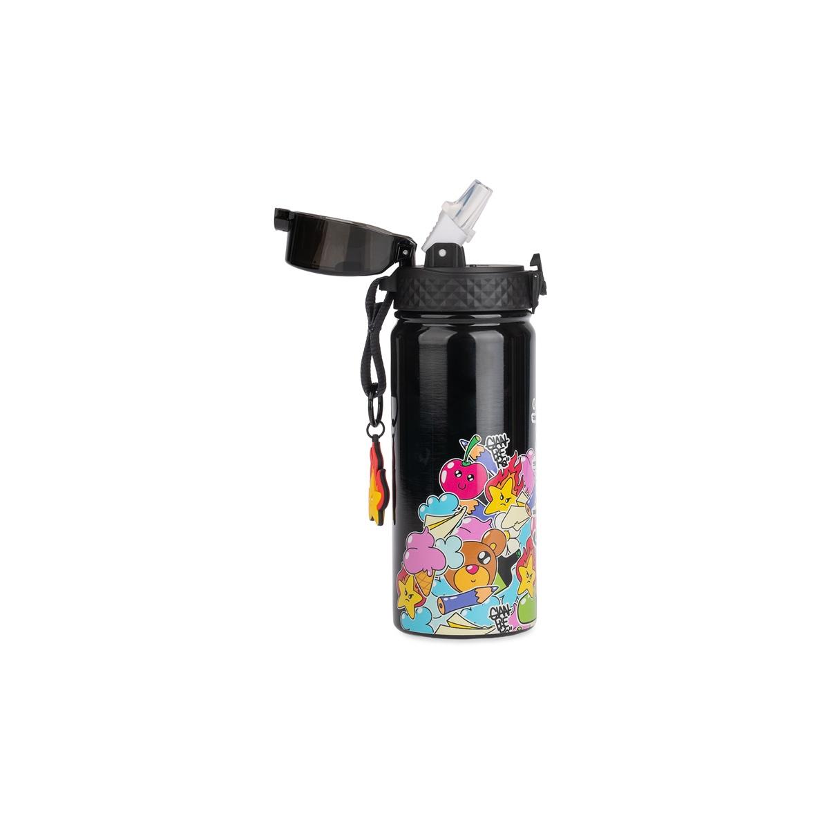 Borraccia termica gianpiero x colourbook 550ml inox