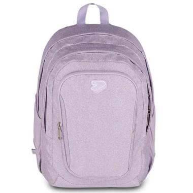 Zaino tech seven shiny effetto glitter - lilla - 29 l