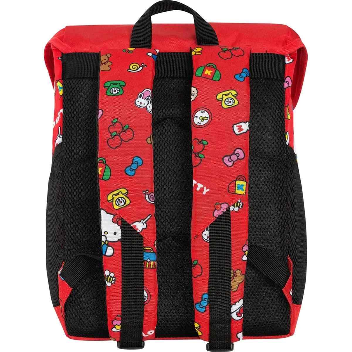 Zaino organizzato hello kitty - rosso