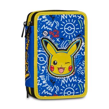 Astuccio 3 zip pokemon i choose you seven