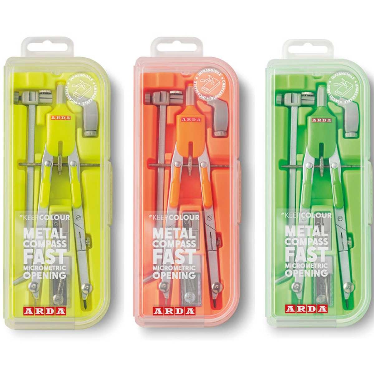 Balaustrone snodato fluo colour arda - kit 5 pz