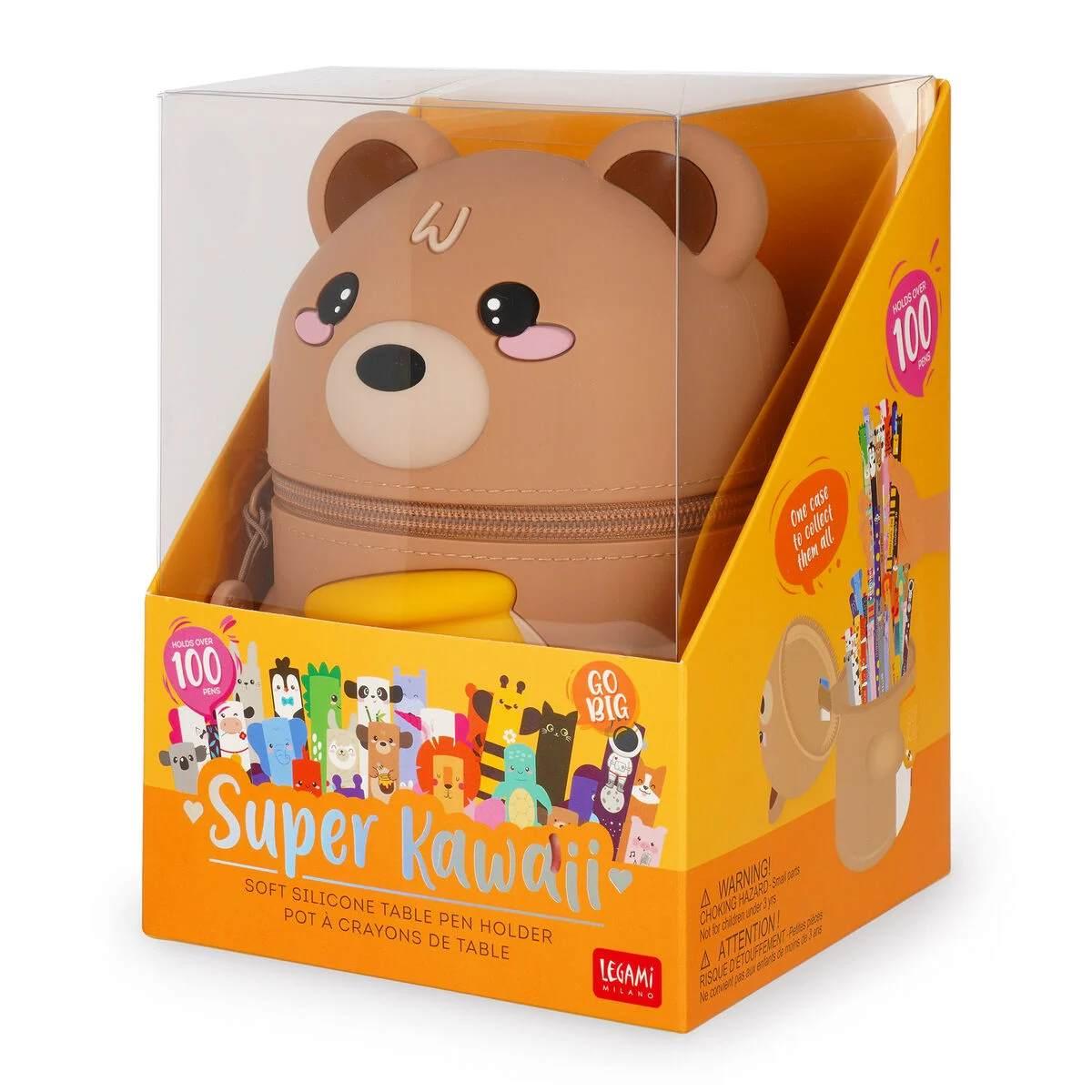 Legami portapenne da tavolo teddy bear - super kawaii