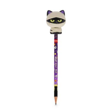 MATITA CON ANTISTRESS HALLOWEEN MUMMY CAT "NINE LIVES LATER" - SQUEEZIES